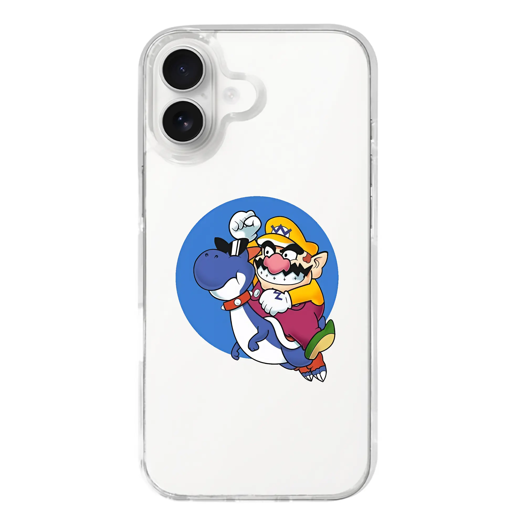 マリオ グッズ ワリオ - iPhone 17シリーズ 透明スマホケース – 薄型・耐衝撃・精密フィット保護カバー